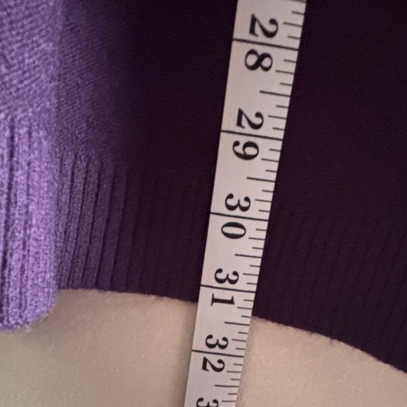 Slightly Used: Karen Scott Purple Cardigan (Women’s L) - Picture 5 of 7